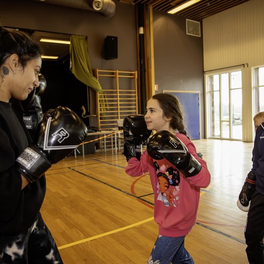 Gøy med boksing i høstferien