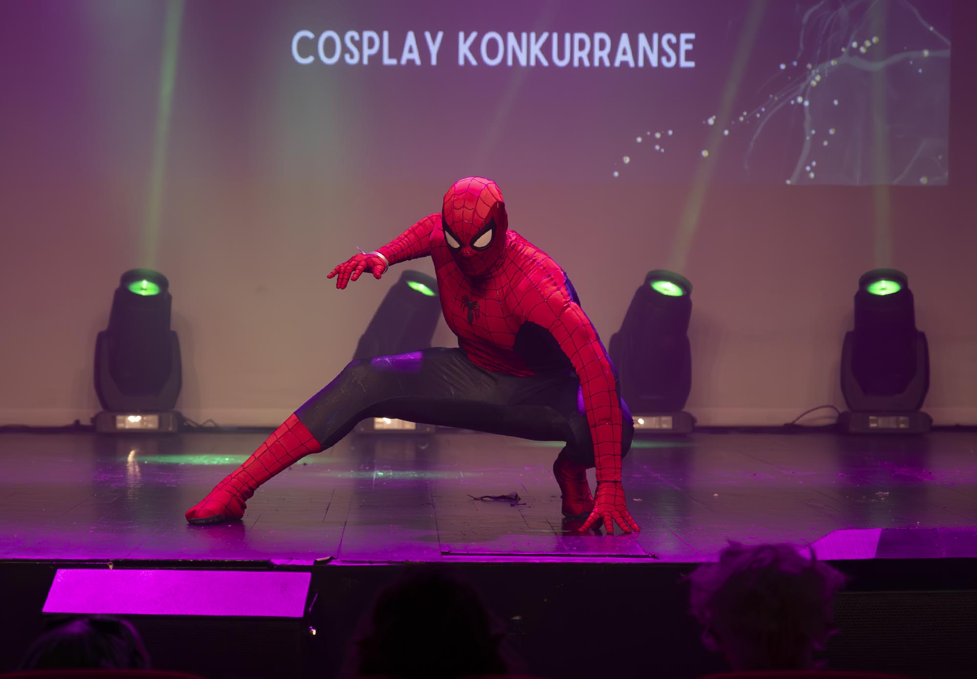 Yousef's workshop som Spider-Man ble nummer to i Cosplay-konkurransen
