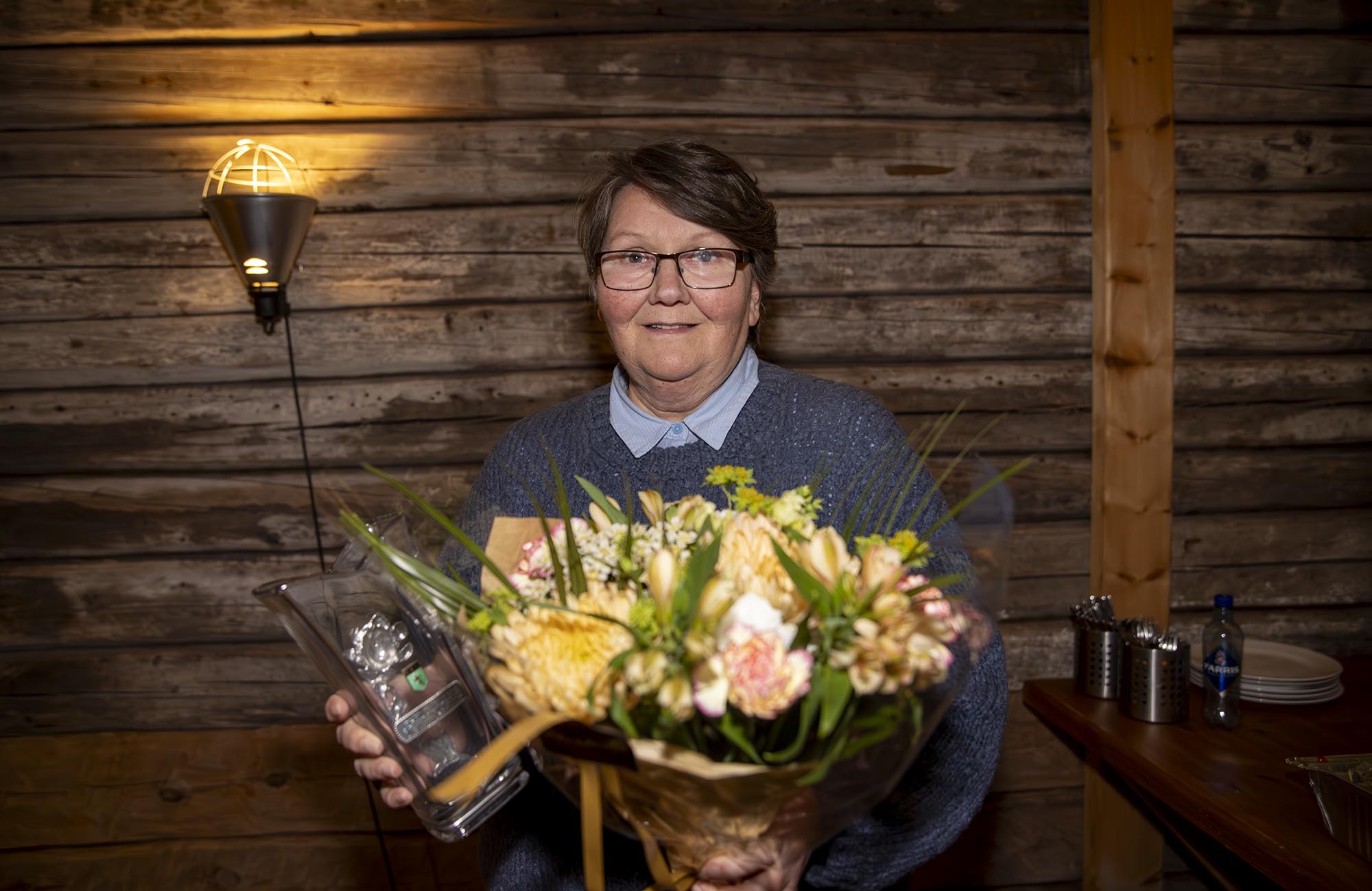 Eidsvoll Verk-bosatte Bodil Anthi Svinø satte stor pris på å bli æresmedlem i Ull/Kisa, kun fem år etter at hun ble hedret med utmerkselsen 'UKI-jente'