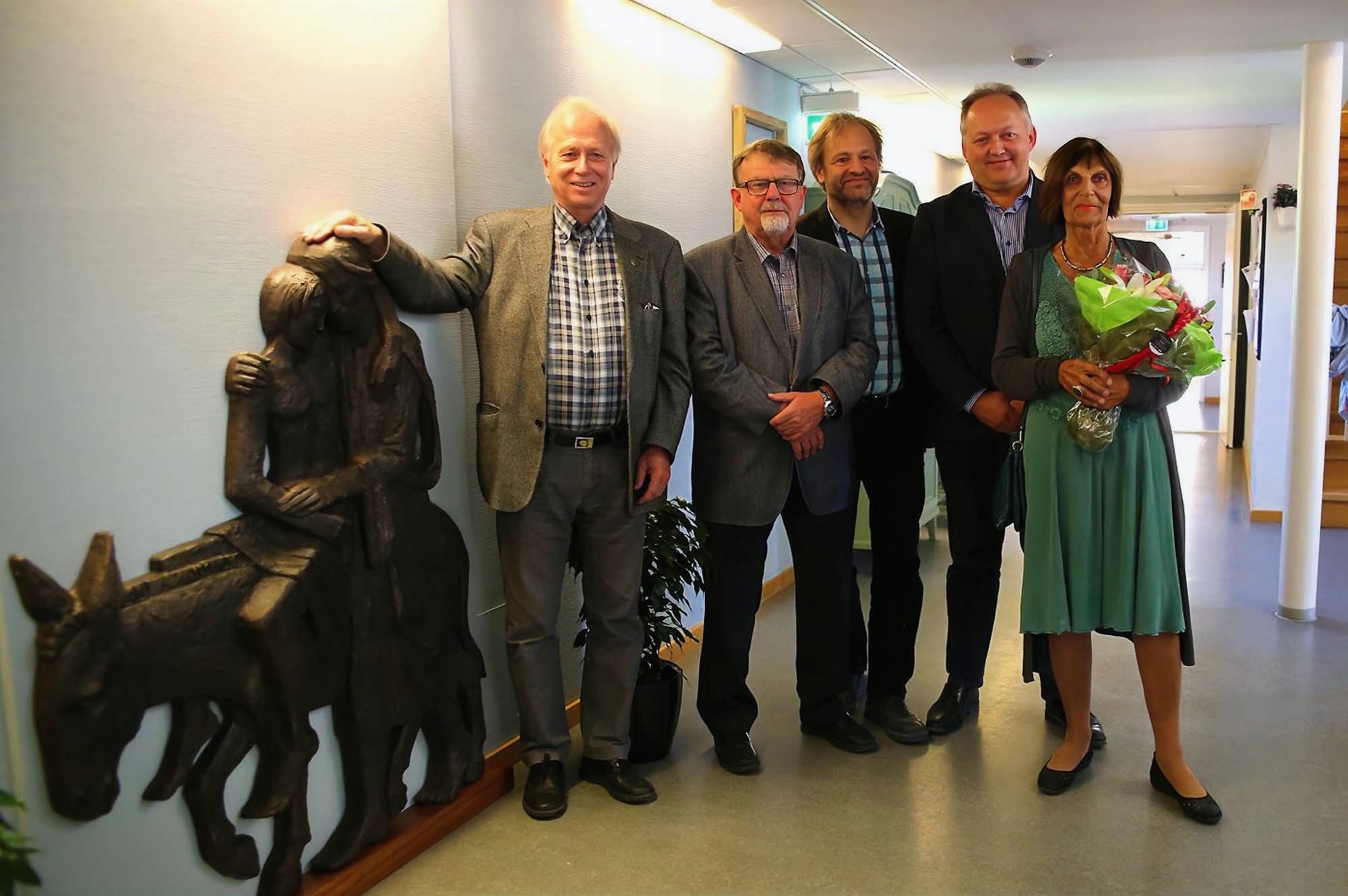 Bjørn Erik Hjort, Knut Idland, Torleif Hamre, John-Erik Vika og Birthe Donali i 2016 Bjørn Erik Hjort, Knut Idland, Torleif Hamre, John-Erik Vika og Birthe Donali i 2016