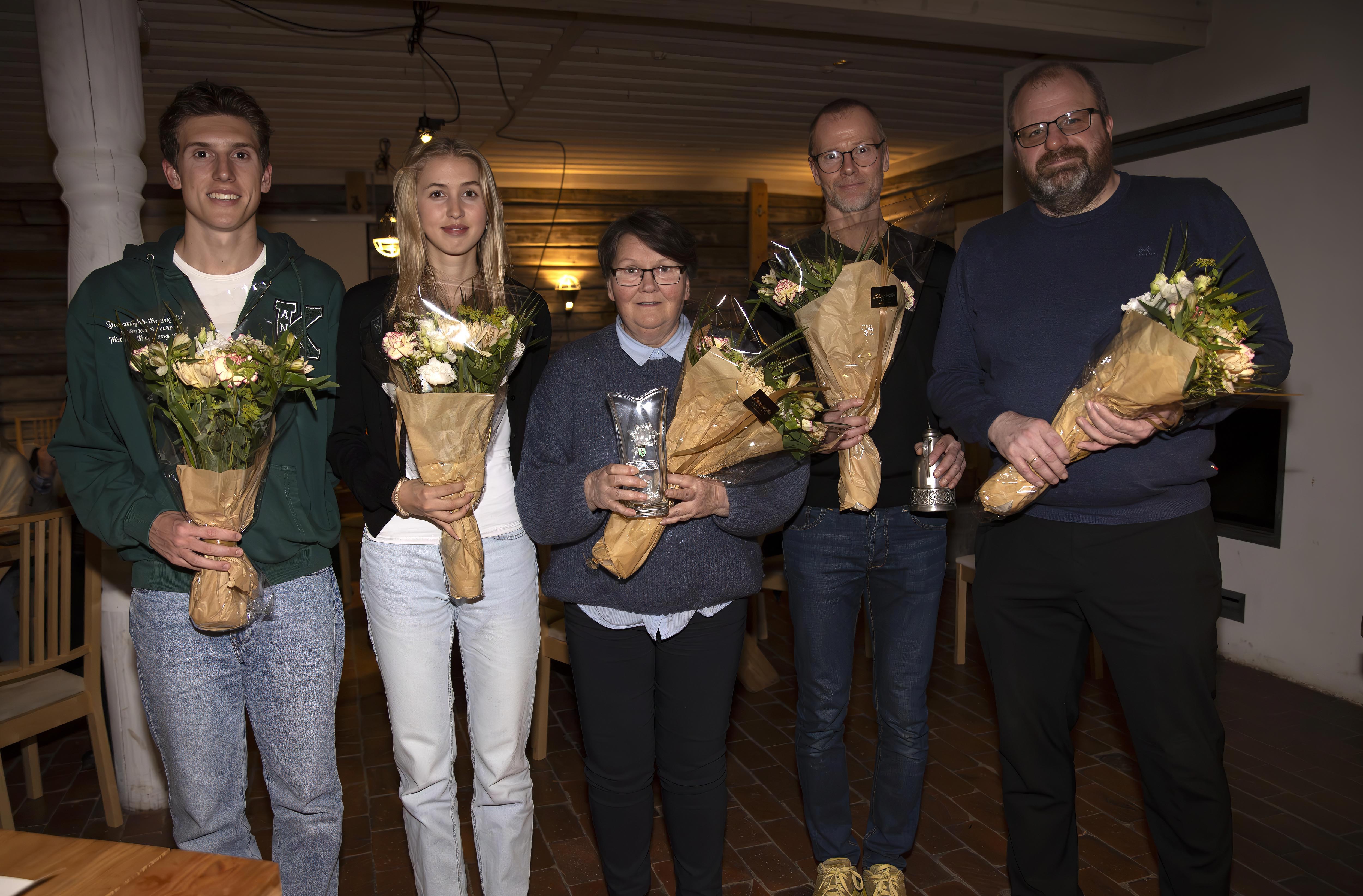 Velfortjent heder og ære til Andreas Fjeld Halvorsen, Wilma Anna Bekkemoen Torbiörnsson, Bodil Anthi Svinø, Torbjørn Liestøl og Hans Jørgen Borgen