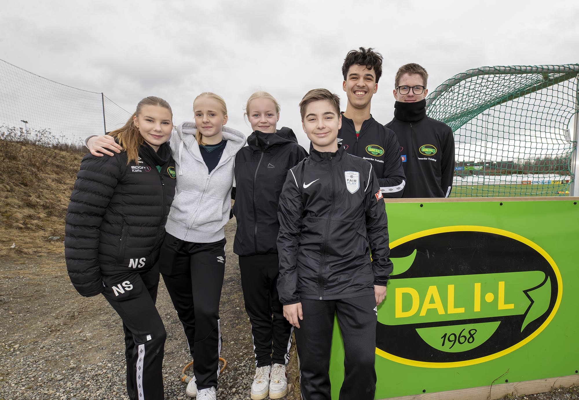 Fra venstre: Nora Rasmussen Sandersen, Amy Braathen Reinhardsen, Sanne Bakken, Christian Aleksander Gjertsen Paulsen, Mecki Sealiti, Andreas Slattum Hansen