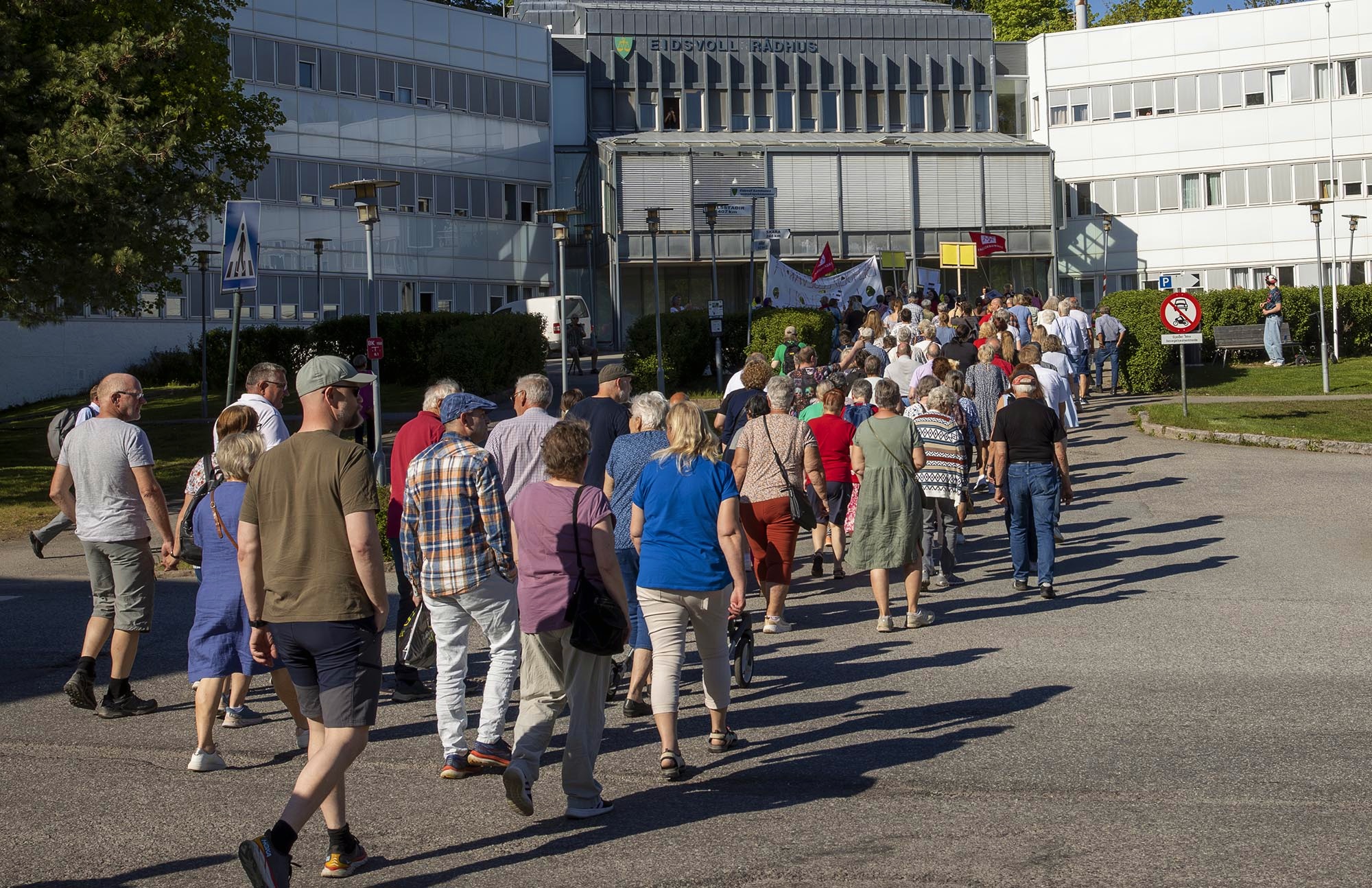 Tog for bevaring av legevakta i Eidsvoll