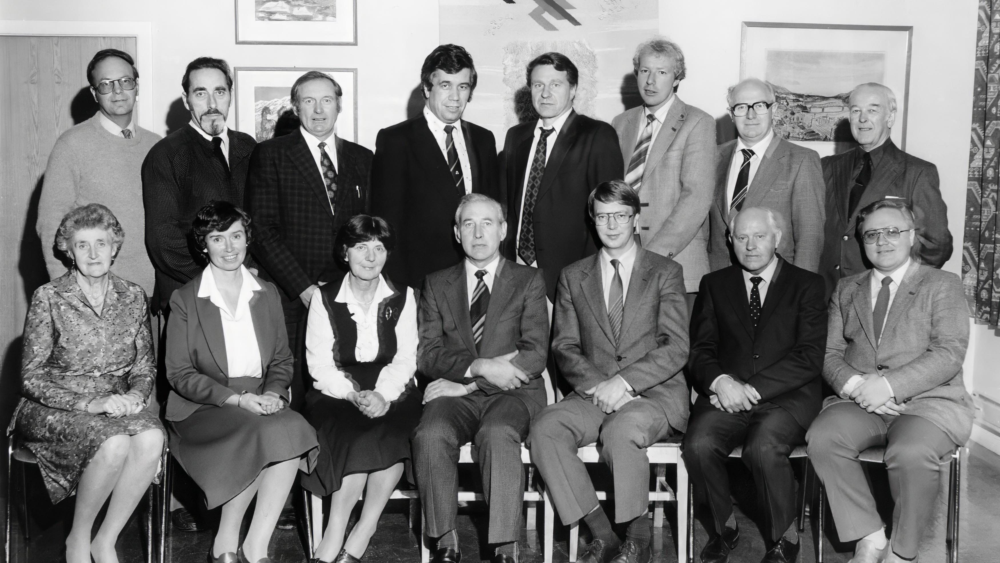 Eidsvoll formannskap 1980-1983 - Foto Ole Øsmundset Eidsvoll formannskap 1980-1983 - Foto Ole Øsmundset