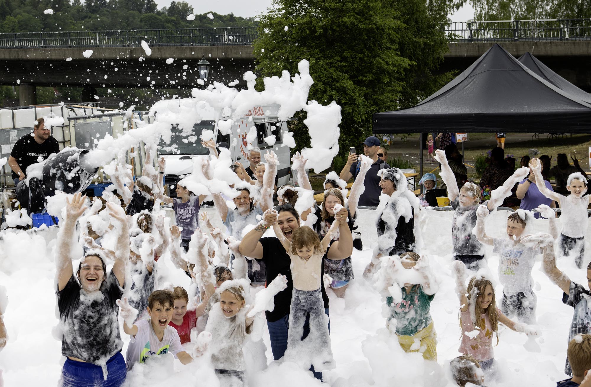 Skumparty er morsomt!