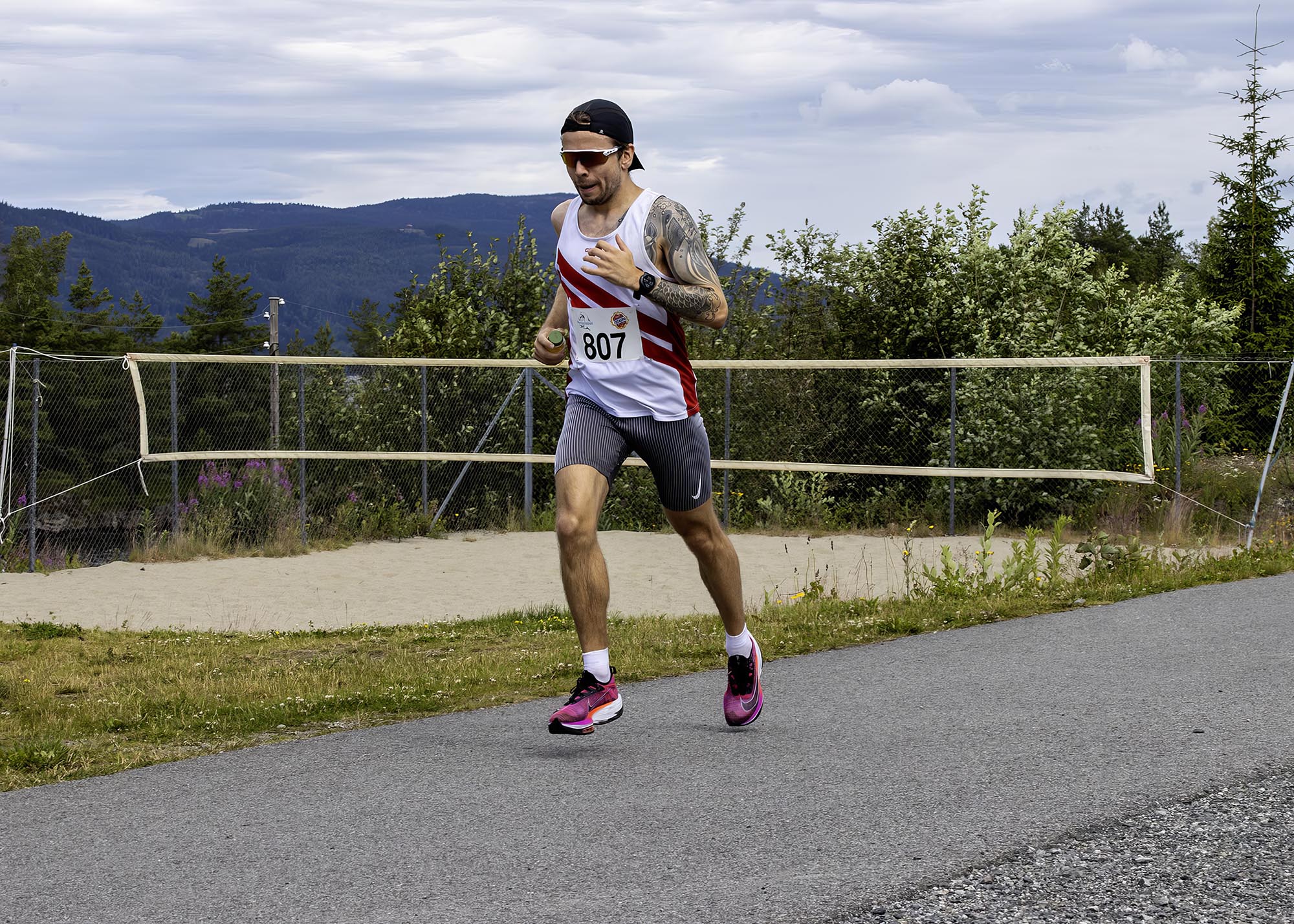 Martin Stray Egeberg fra Sportsklubben Vidar vant maratondistansen på pene 2.48.59