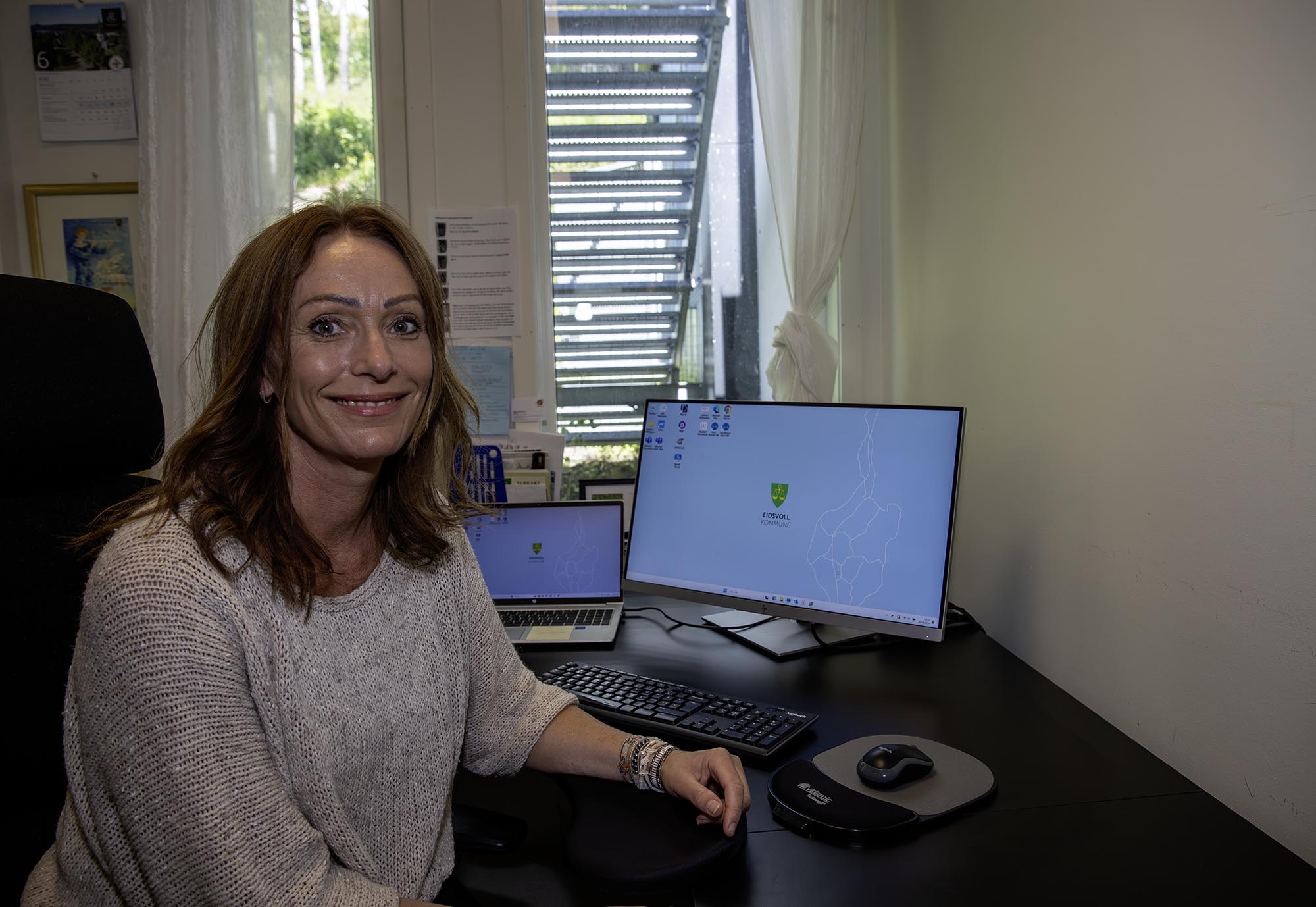 Her er Anita Borrmann Skoglund 18.258 dager og har under en uke igjen i Eidsvoll kommune Her er Anita Borrmann Skoglund 18.258 dager og har under en uke igjen i Eidsvoll kommune