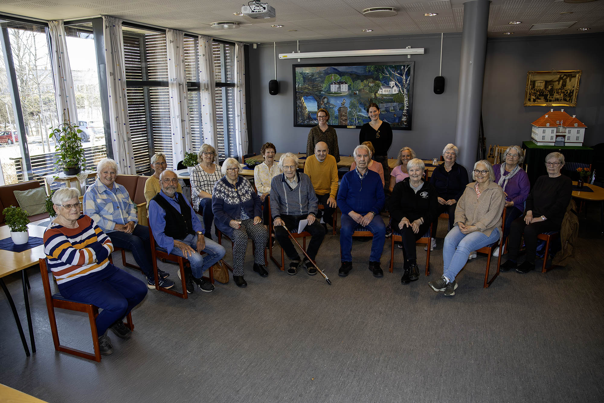 Dette bildet ble tatt under korets aller første samling på Gladbakk Dette bildet ble tatt under korets aller første samling på Gladbakk