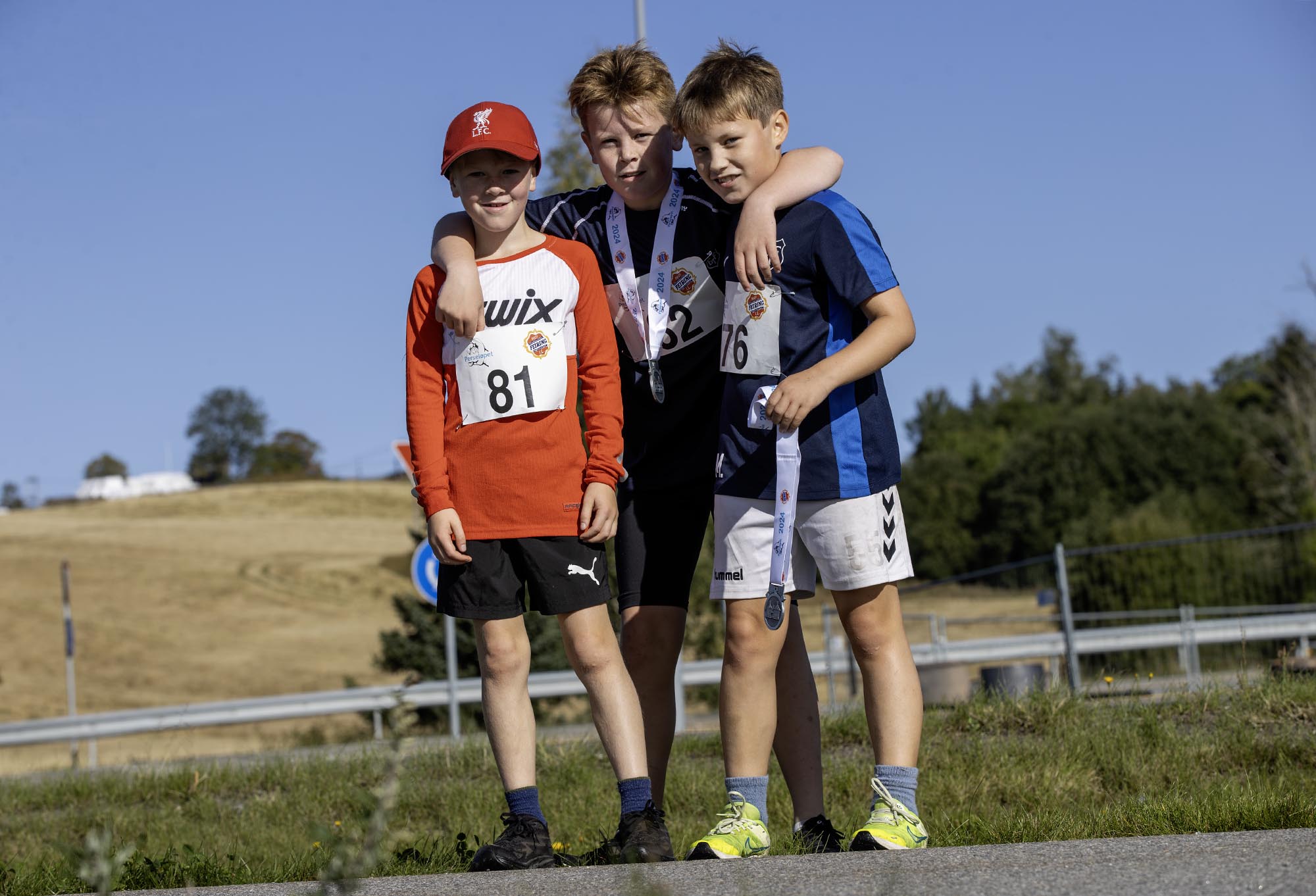Spreke Eidsvoll-gutter: 8 år gamle Mikkel Rognstad, 10 år gamle Emil Rognstad og 9 år gamle Vebjørn Millidahl Spreke Eidsvoll-gutter: 8 år gamle Mikkel Rognstad, 10 år gamle Emil Rognstad og 9 år gamle Vebjørn Millidahl