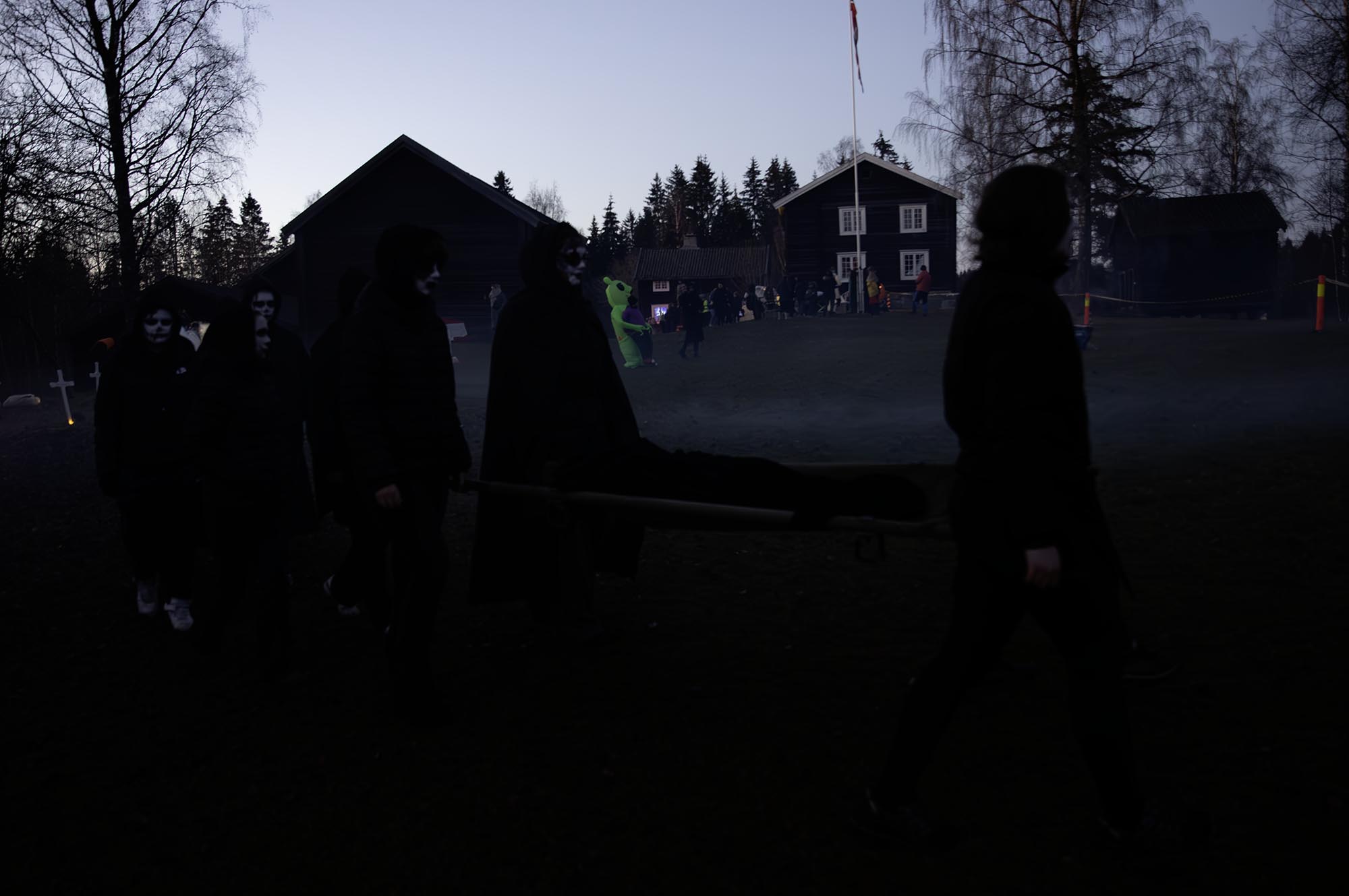 Disse vandret rundt på Bygdetunet