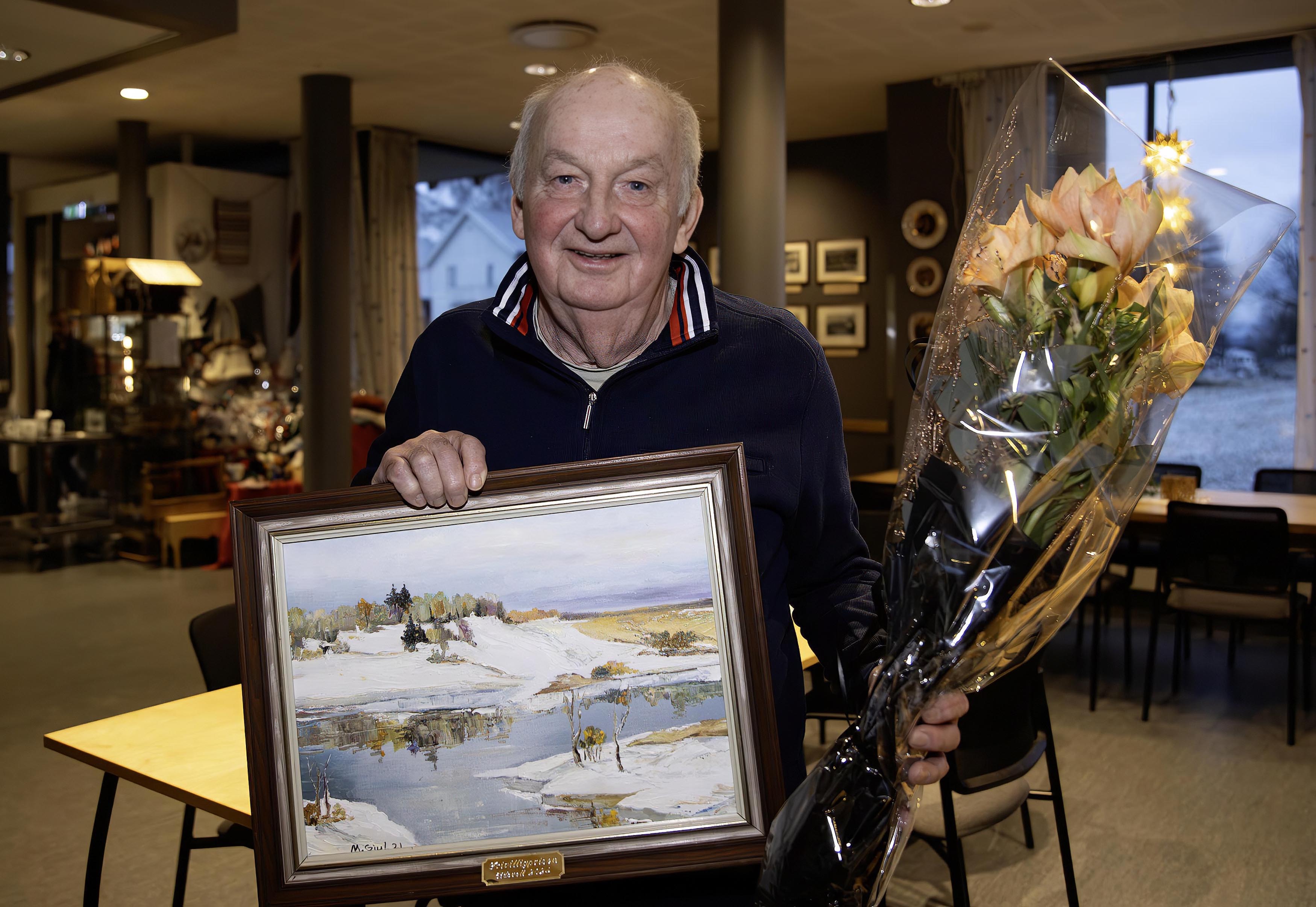 Kjell Sandholt fra Minnesund er årets vinner av Frivilligprisen