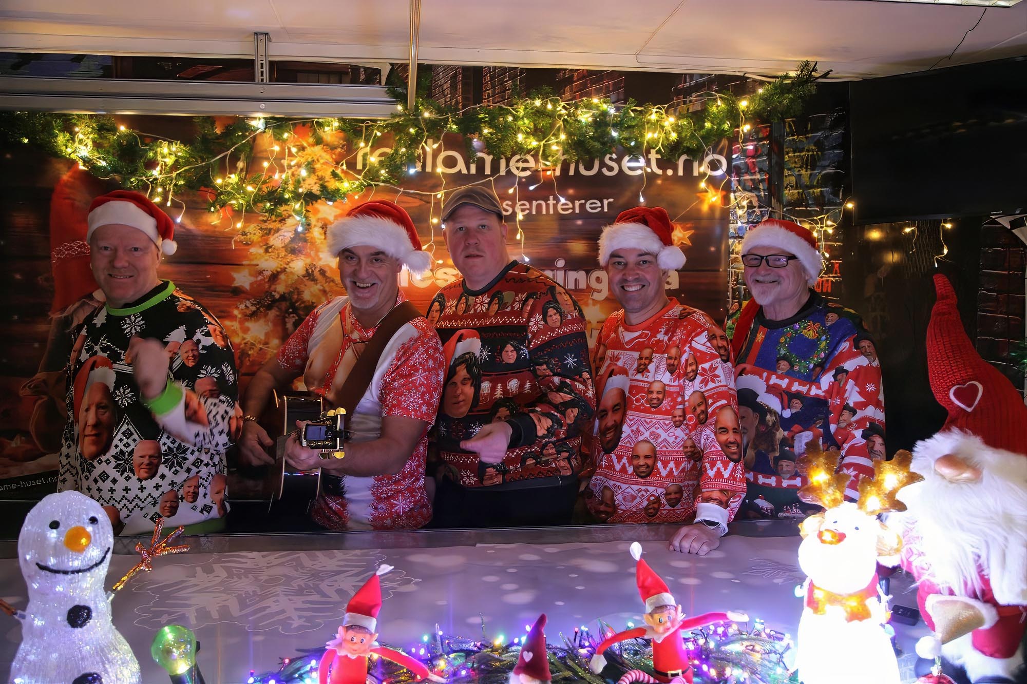 I utgangspunktet kan alt skje når denne gjengen stter i gang. Fra venstre Olav Granly, Henning Enerud, Morten Østnor, Vidar Skauen og Vidar Pettersen 