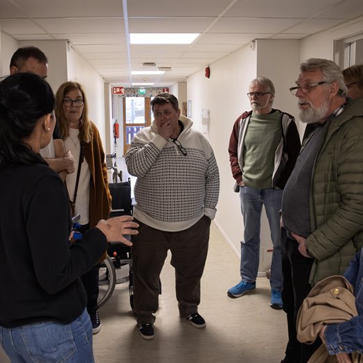 Politikere på befaring i egen bygd