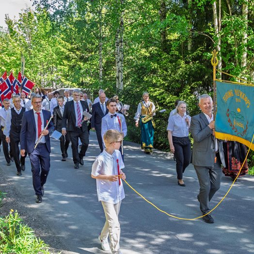 Strålende nasjonaldag i Feiring