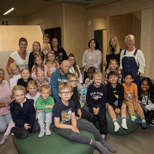 Nye Vilberg skole: Historiske SFO-barn på plass