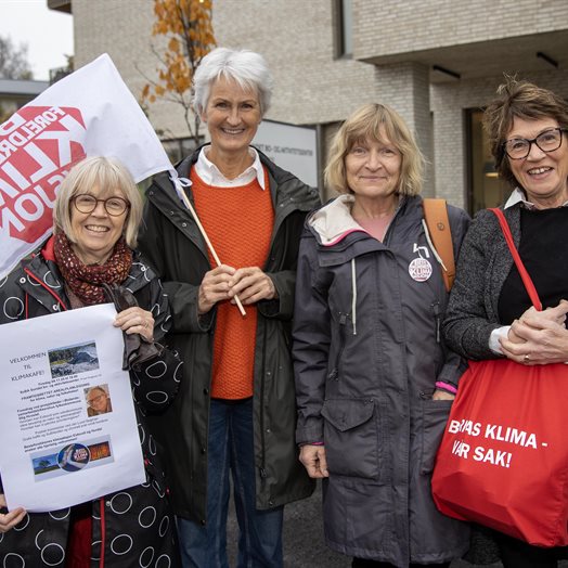 Besteforeldrene inviterer til klimakafe: - Vi skal sette søkelyset på arealplanlegging