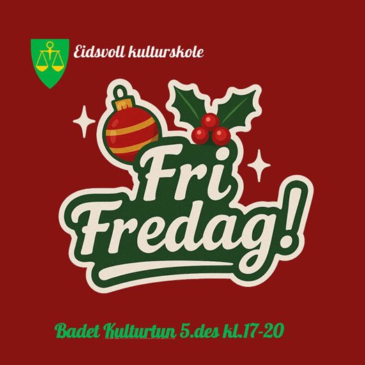 Gratis kulturfest for hele familien: Fri Fredag! er tilbake