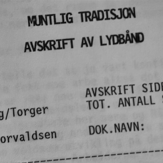 Unike intervjuer er funnet og digitalisert!