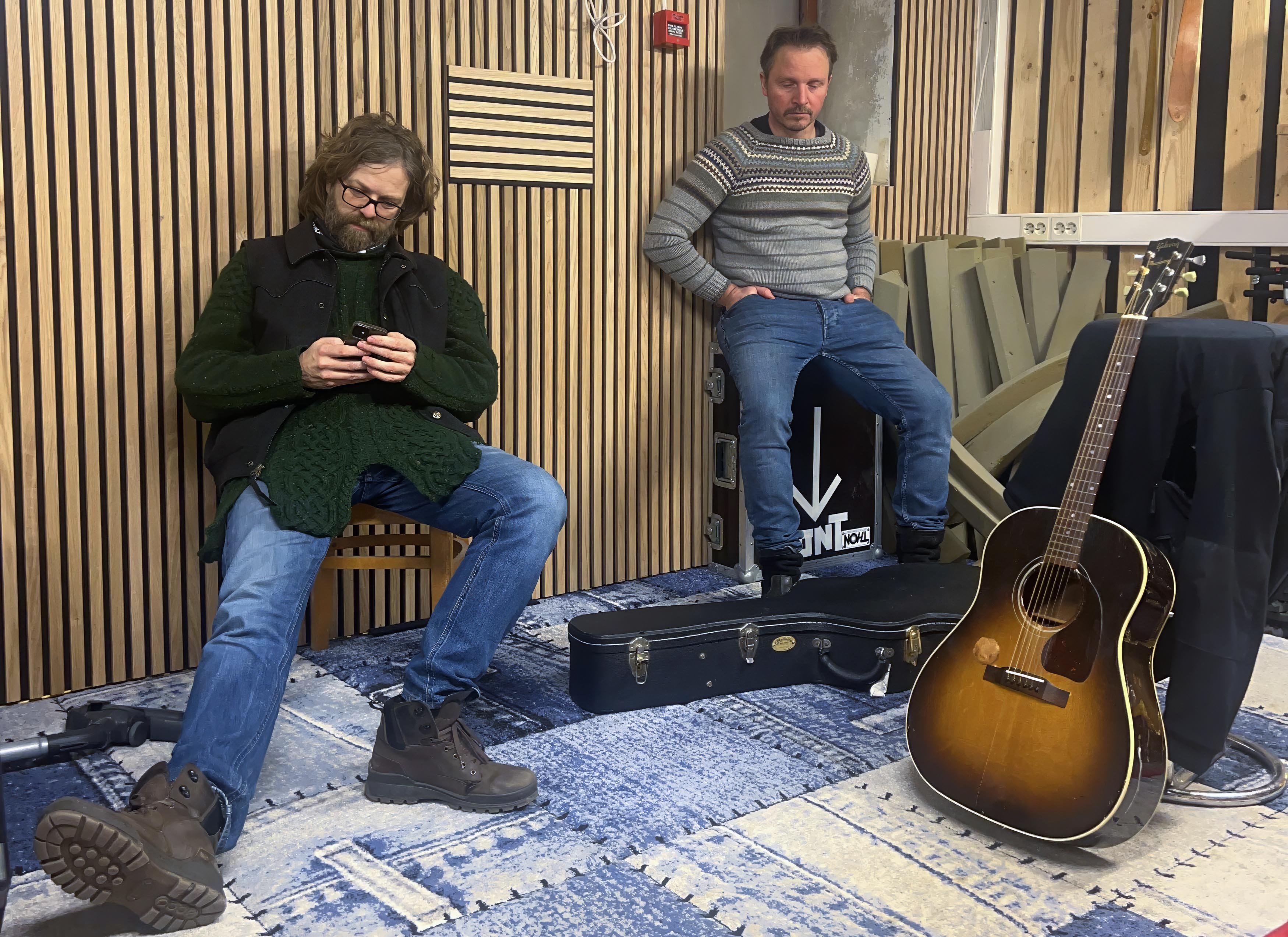 Einar Duenger Bøhn og Morten Aanerud gleder seg til konserten på Minne Gård Einar Duenger Bøhn og Morten Aanerud gleder seg til konserten på Minne Gård