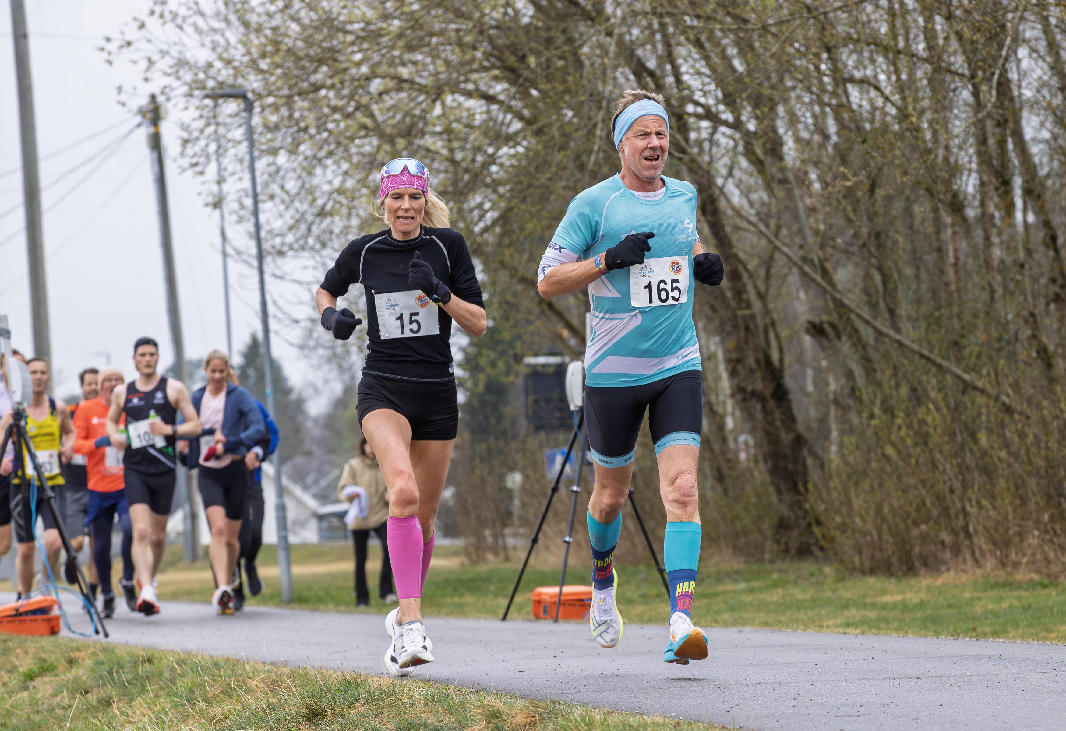 Her ser vi Dorte Foss fra Raufoss og Frode Monsen, opprinnelig bergenser, men bosatt på Sofiemyr utenfor Kolbotn