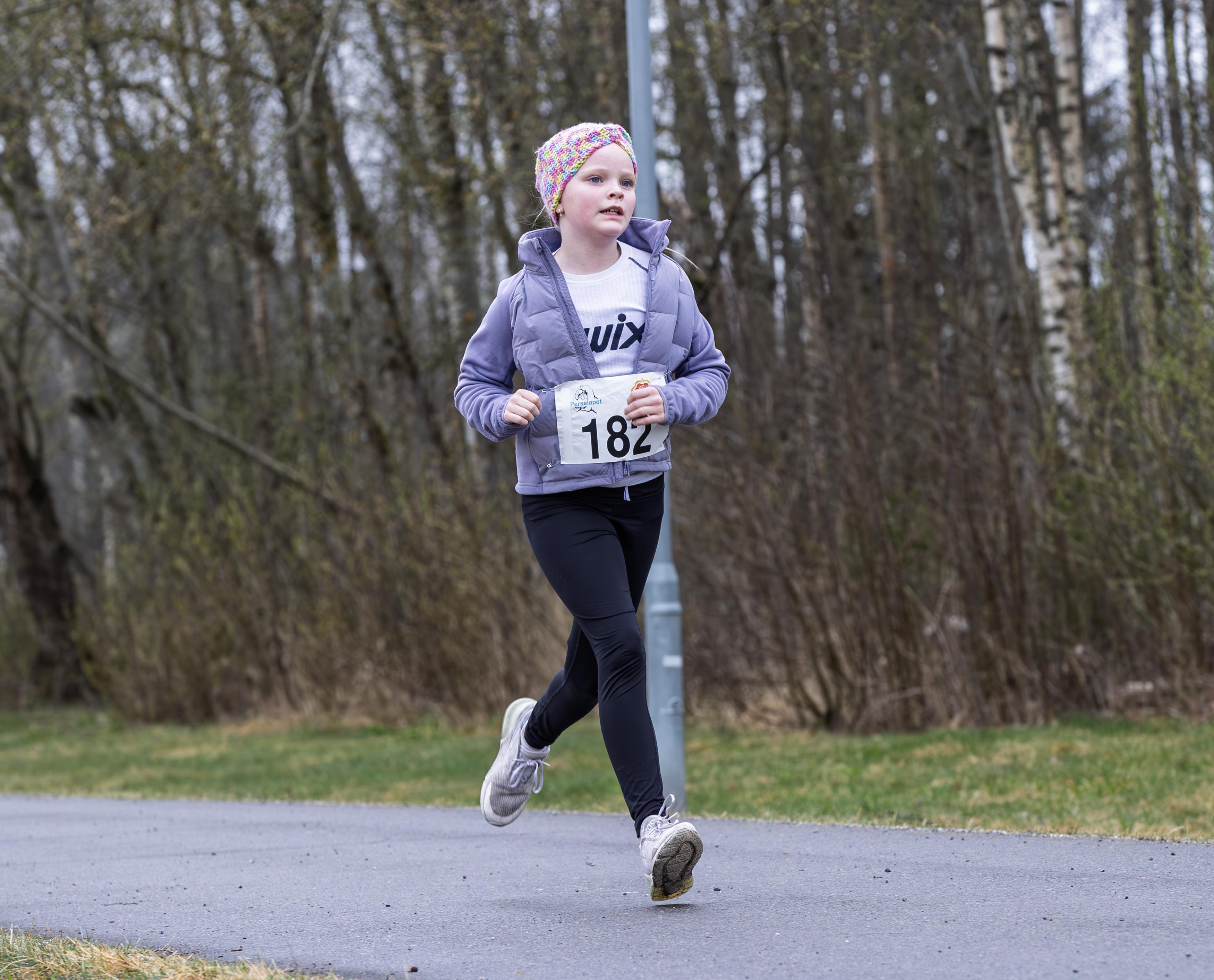 Tinde Kallekleiv fra Bergen var dagens yngste deltager med sine 10 år