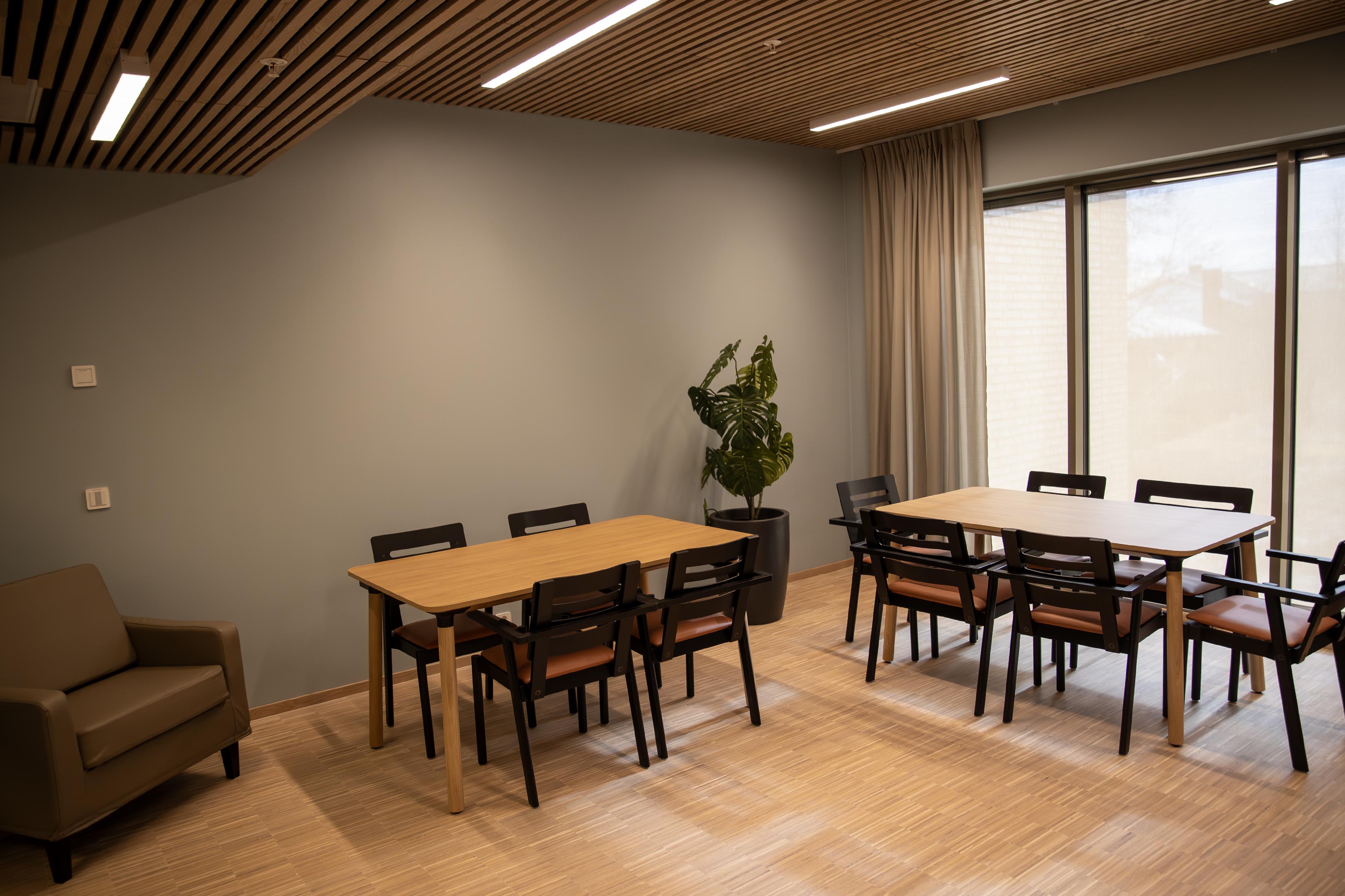 Slik ser det ut inne på Sundet bo- og aktivitetssenter