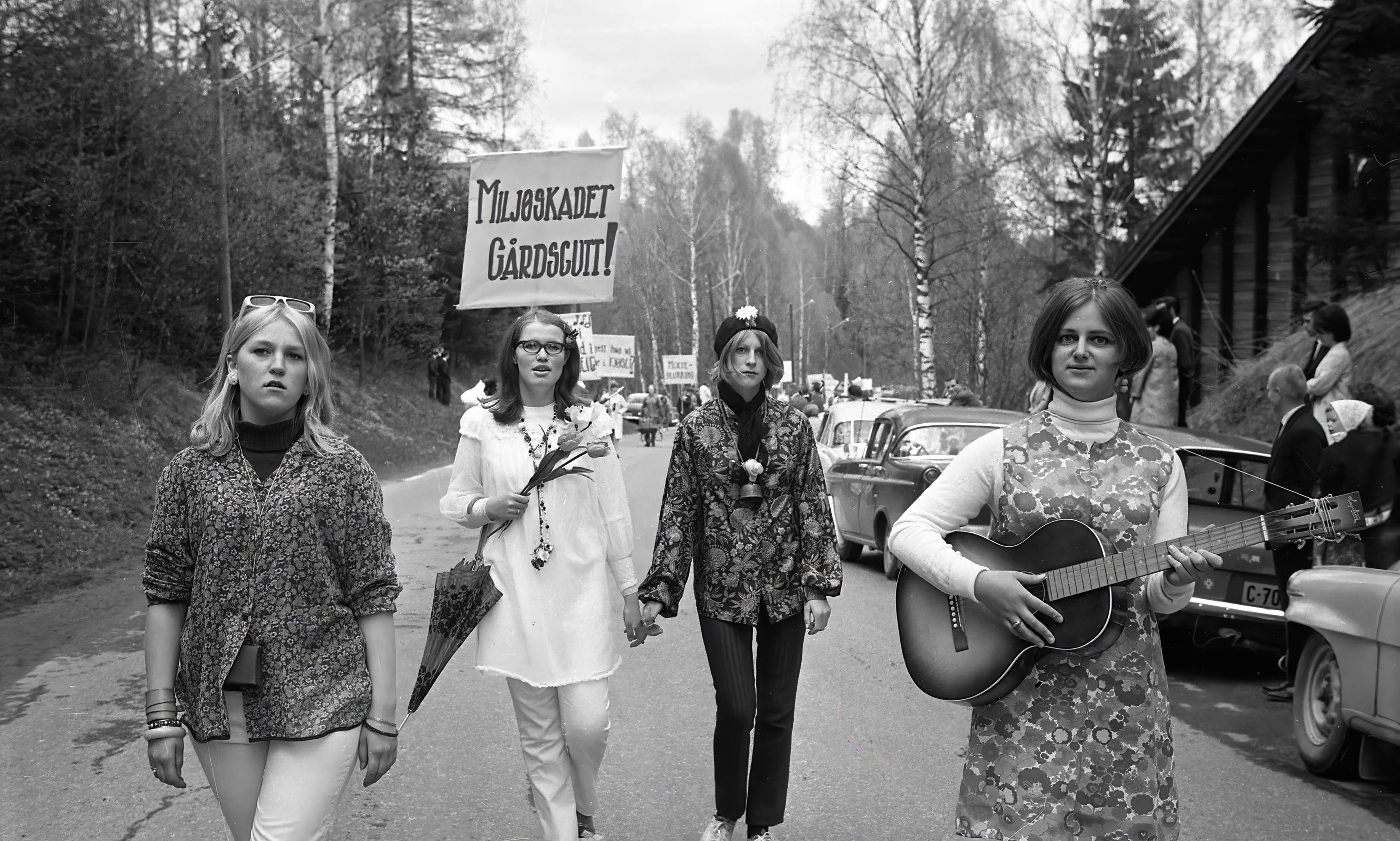 Russetoget øverst i Eggerskjæringa i 1968