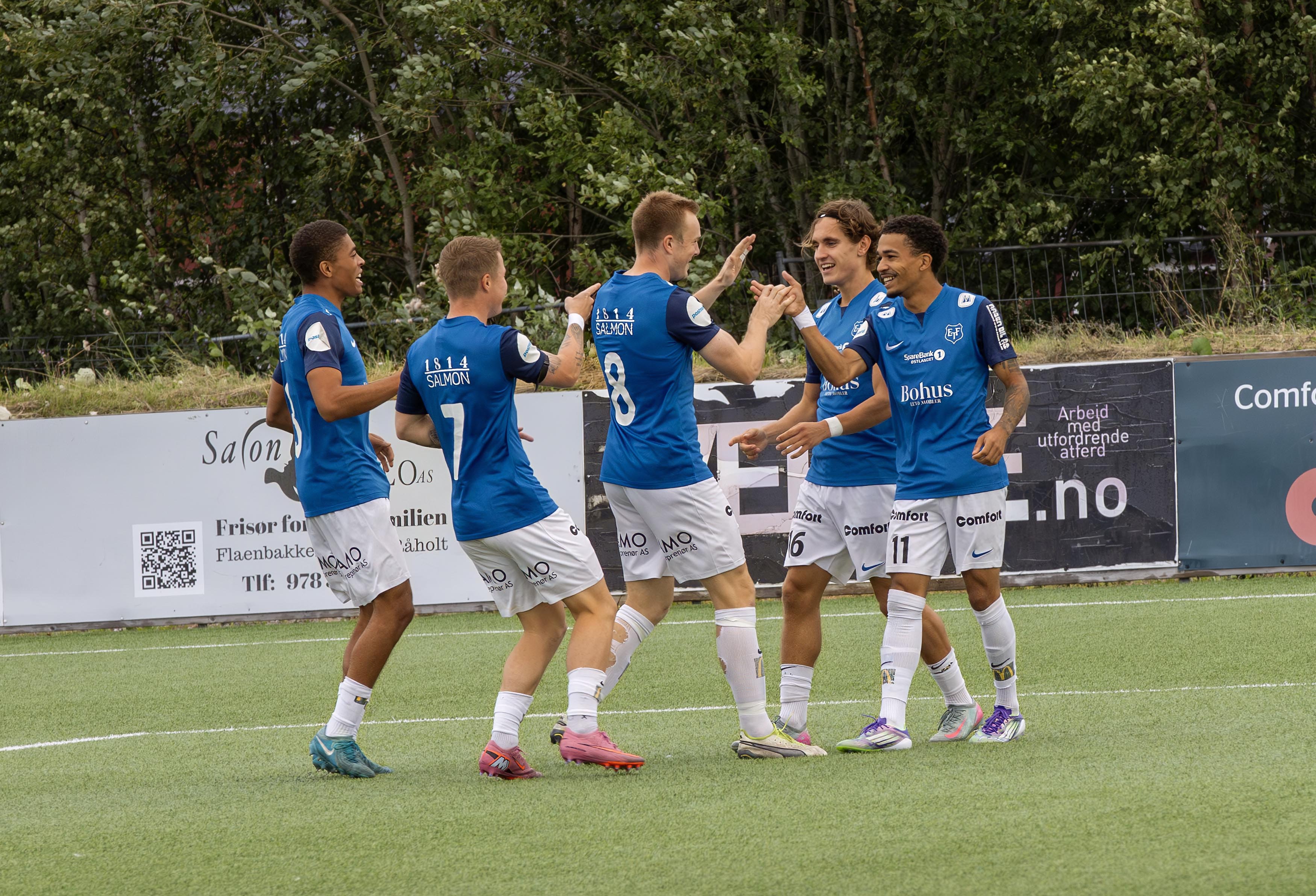 Det tok bare 41 sekunder før Benedict Notoane og Eidsvold Turn kunne juble for scoring