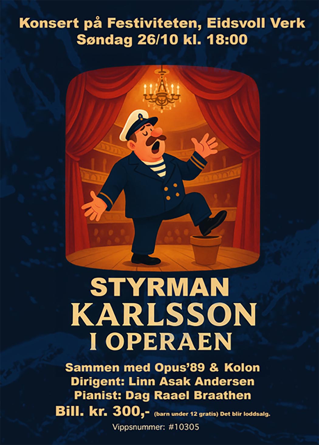 Slik ser konsertplakaten ut