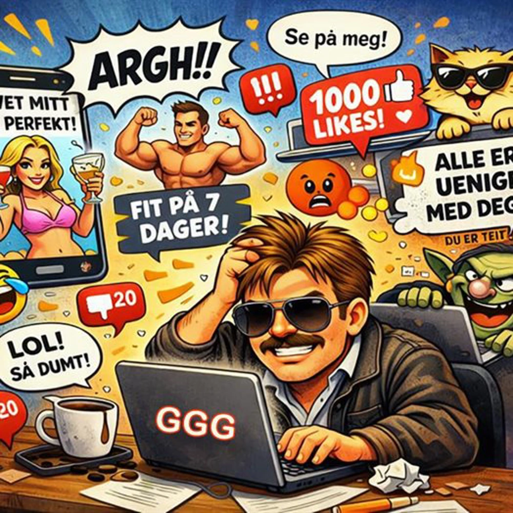 Invitert: GGG - Sosiale medier, - på godt og litt vondt Invitert: GGG - Sosiale medier, - på godt og litt vondt