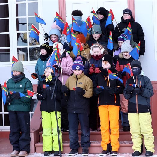 Markerte samenes nasjonaldag: Kulden bet, ordene varmet