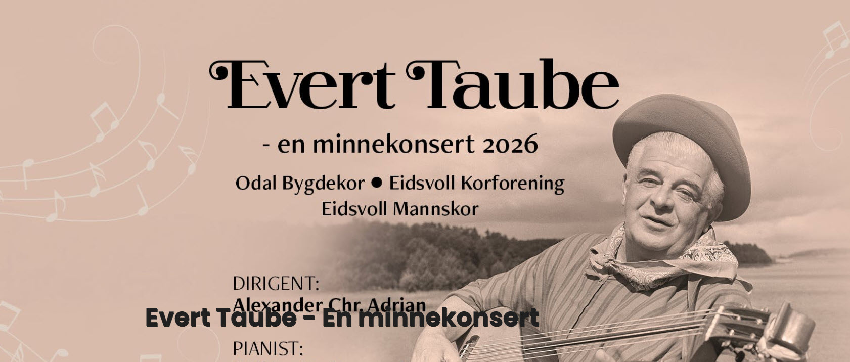 Evert Taube - En minnekonsert
