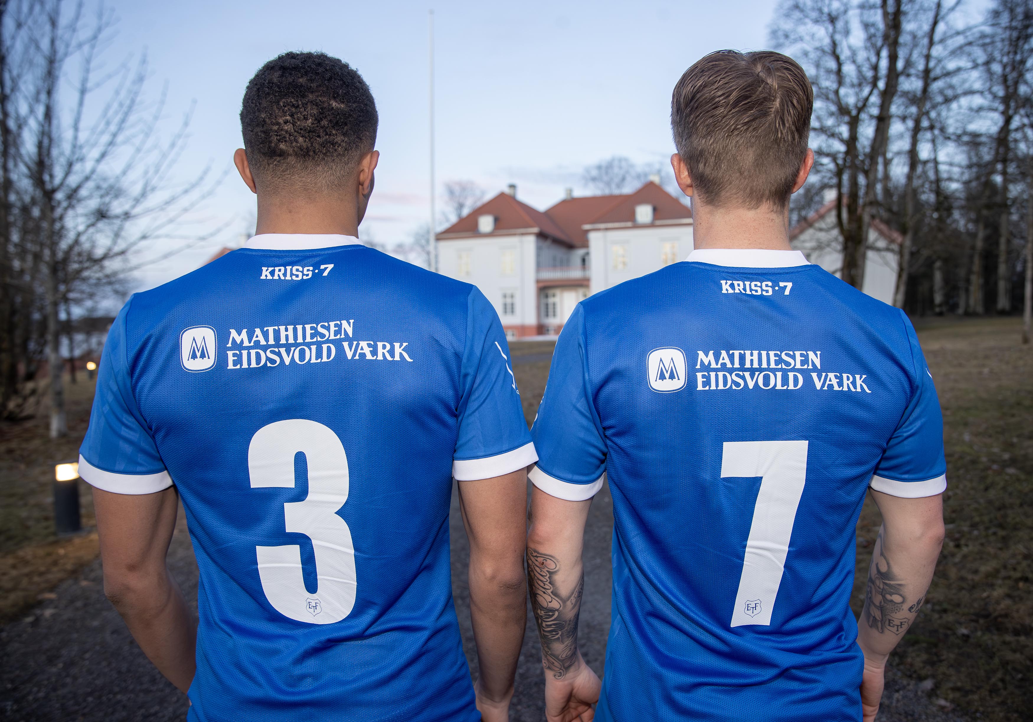 Eidsvold Turn spiller med Kriss-7 på drakta i årets sesong - til minne om  Kristoffer Trandum Nordlie