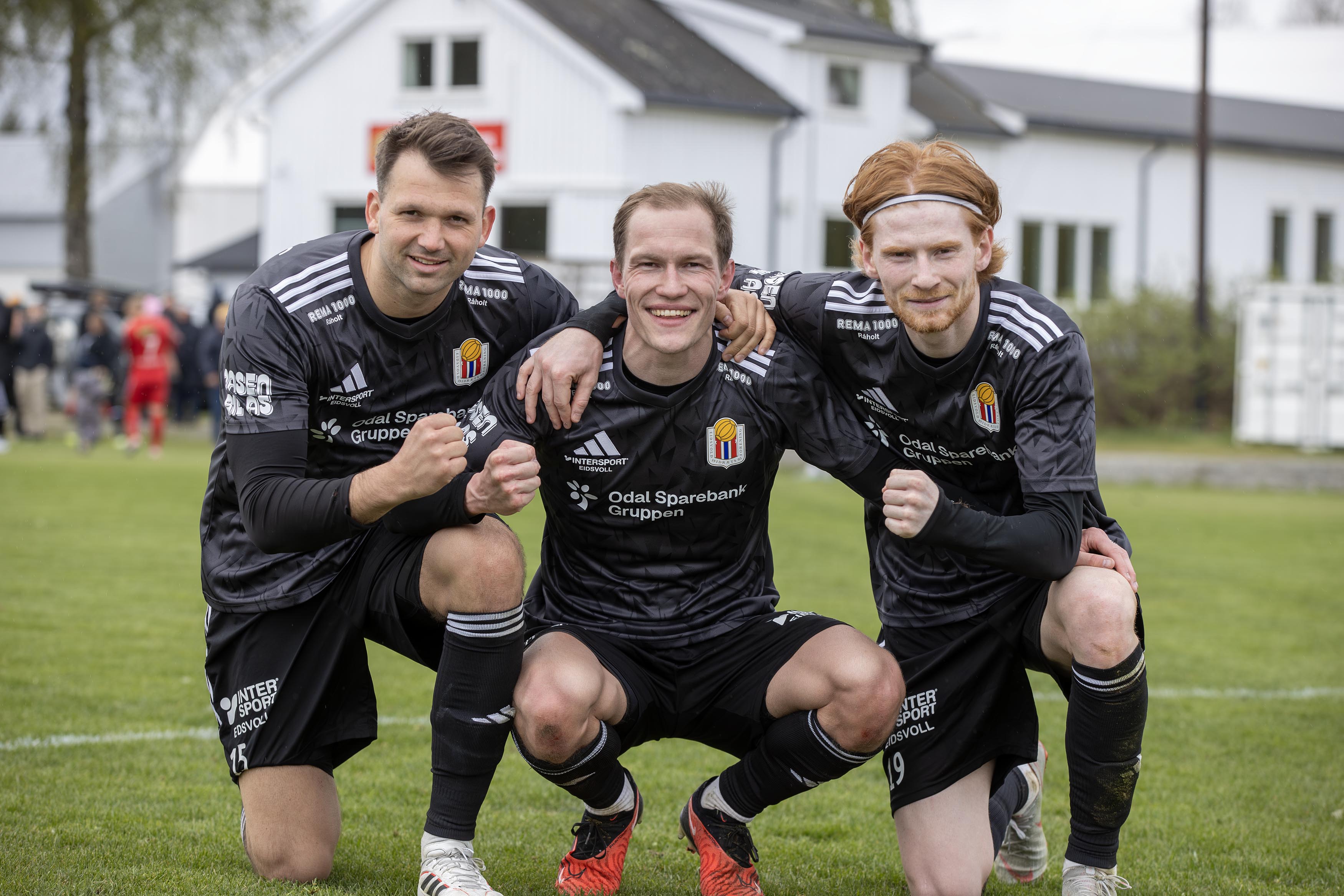 Fredrik Kristiansen, Joakim Madsen og Martin Søreide sto for målene da EIF vant 3-1 over Hauerseter