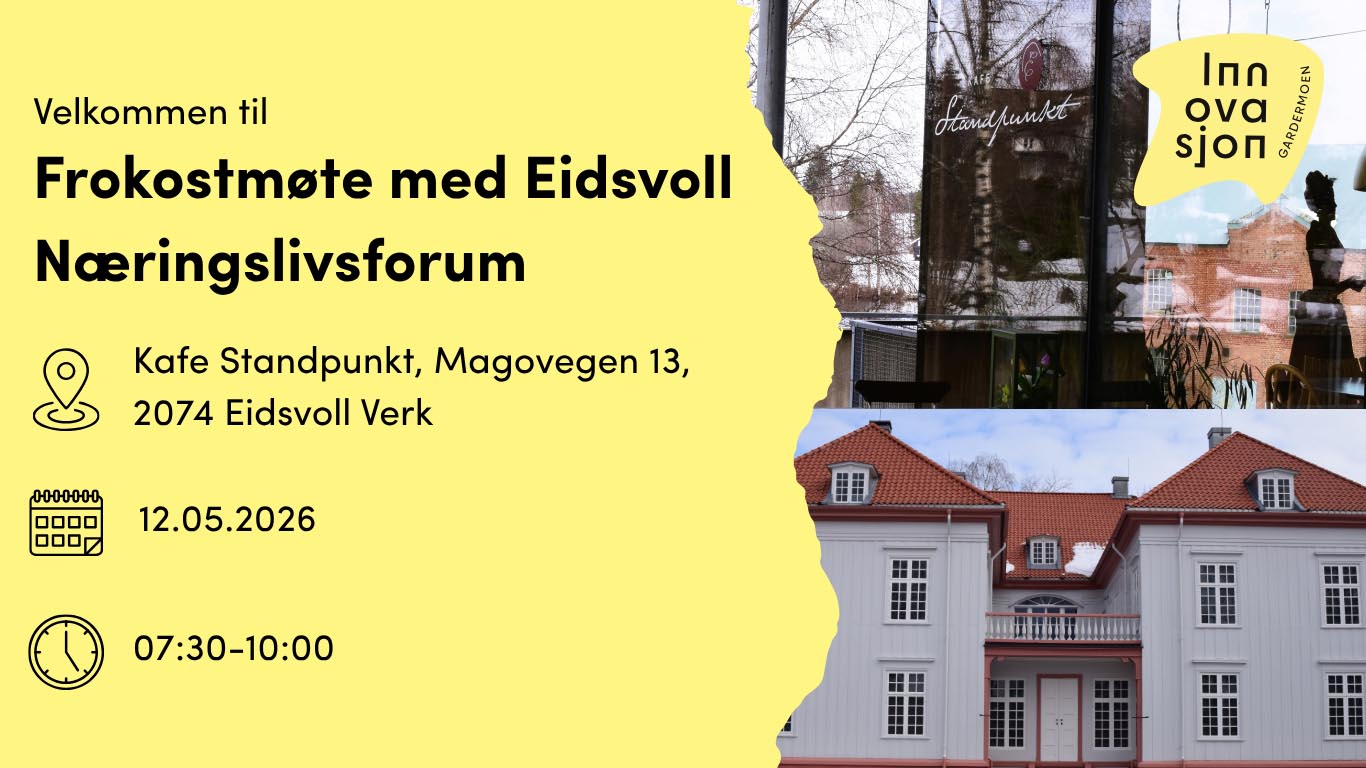 Frokostmøte med Eidsvoll Næringslivsforum