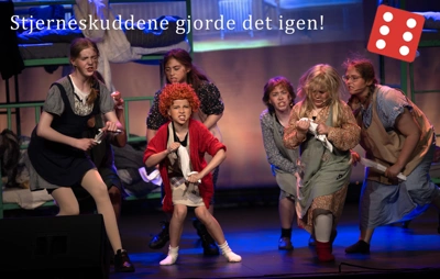 Stjerneskuddene gjorde det igjen: Annie Kids til terningkast 6! Stjerneskuddene gjorde det igjen: Annie Kids til terningkast 6!