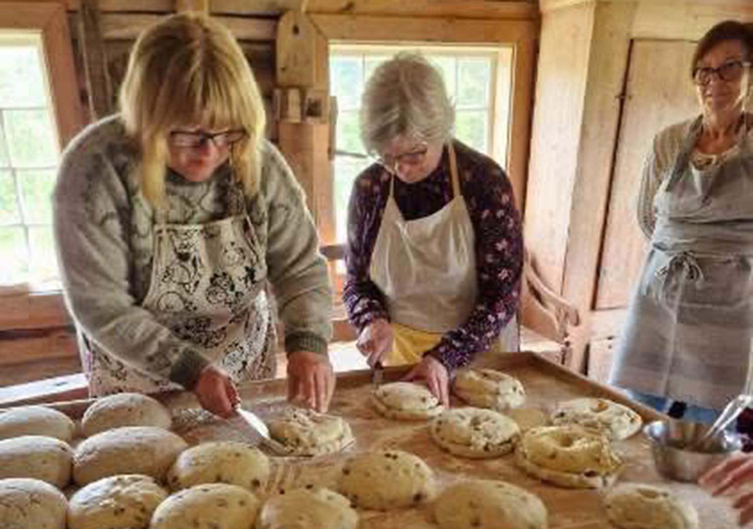 Brødbaking på Bygdetunet