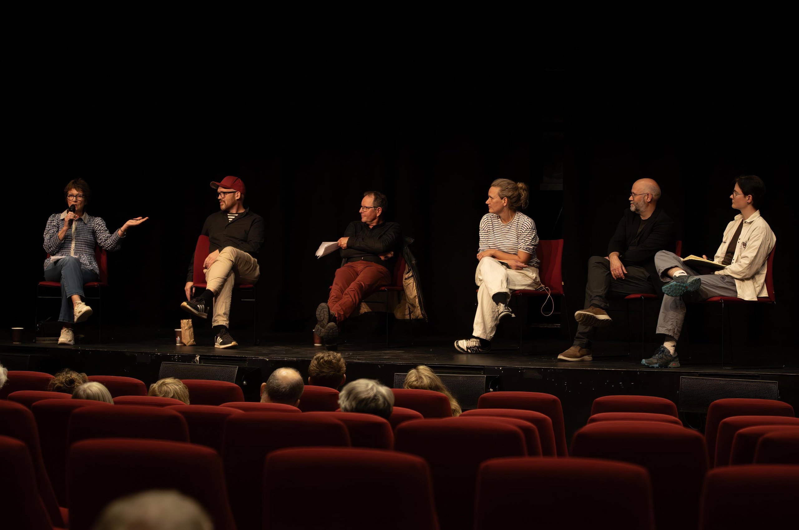 Anne Bergem fra Besteforeldrenes Klimaaksjon var en av flere engasjerte paneldeltakere i Panorama søndag kveld