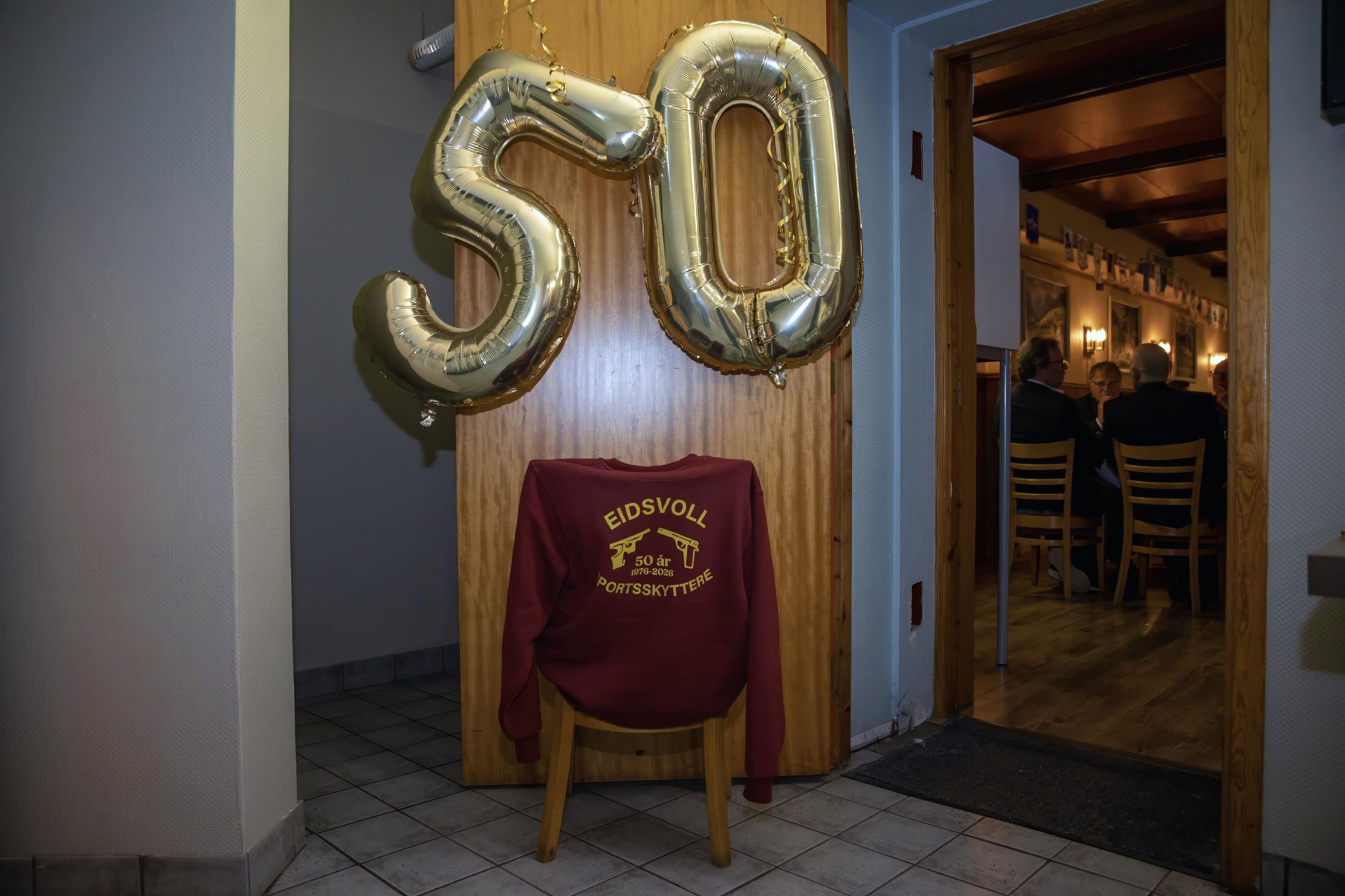 Eidsvoll Sportsskyttere feiret sine første 50 år med en sammenkomst på Nebbenes tidligere i september