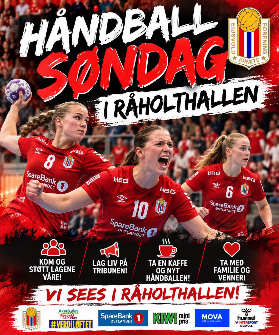 Håndballsøndag i Råholthallen