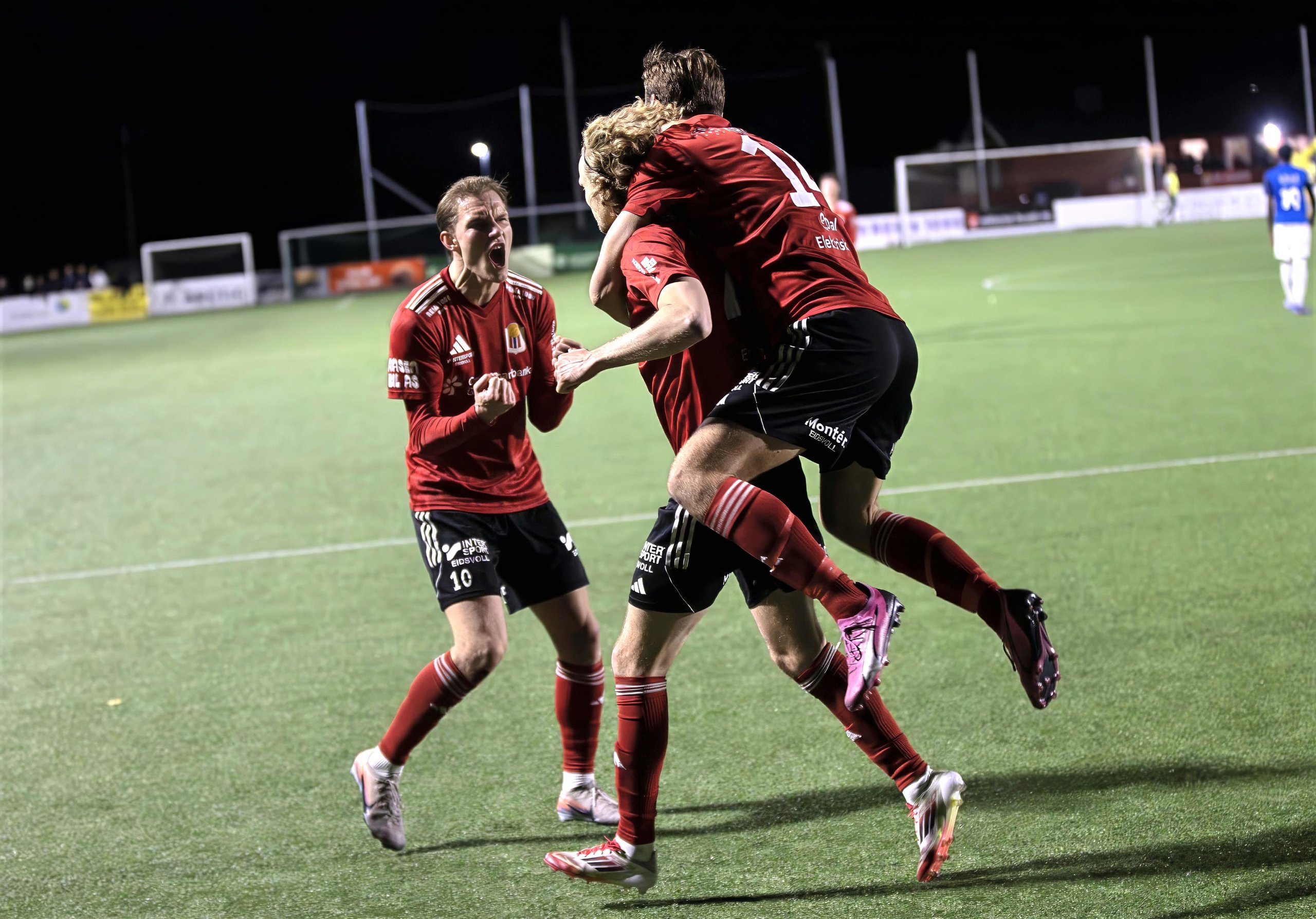 Joakim Madsen, Stian Teksum og Thomas Møller Jensen fikk mye å juble for mot Turn 2