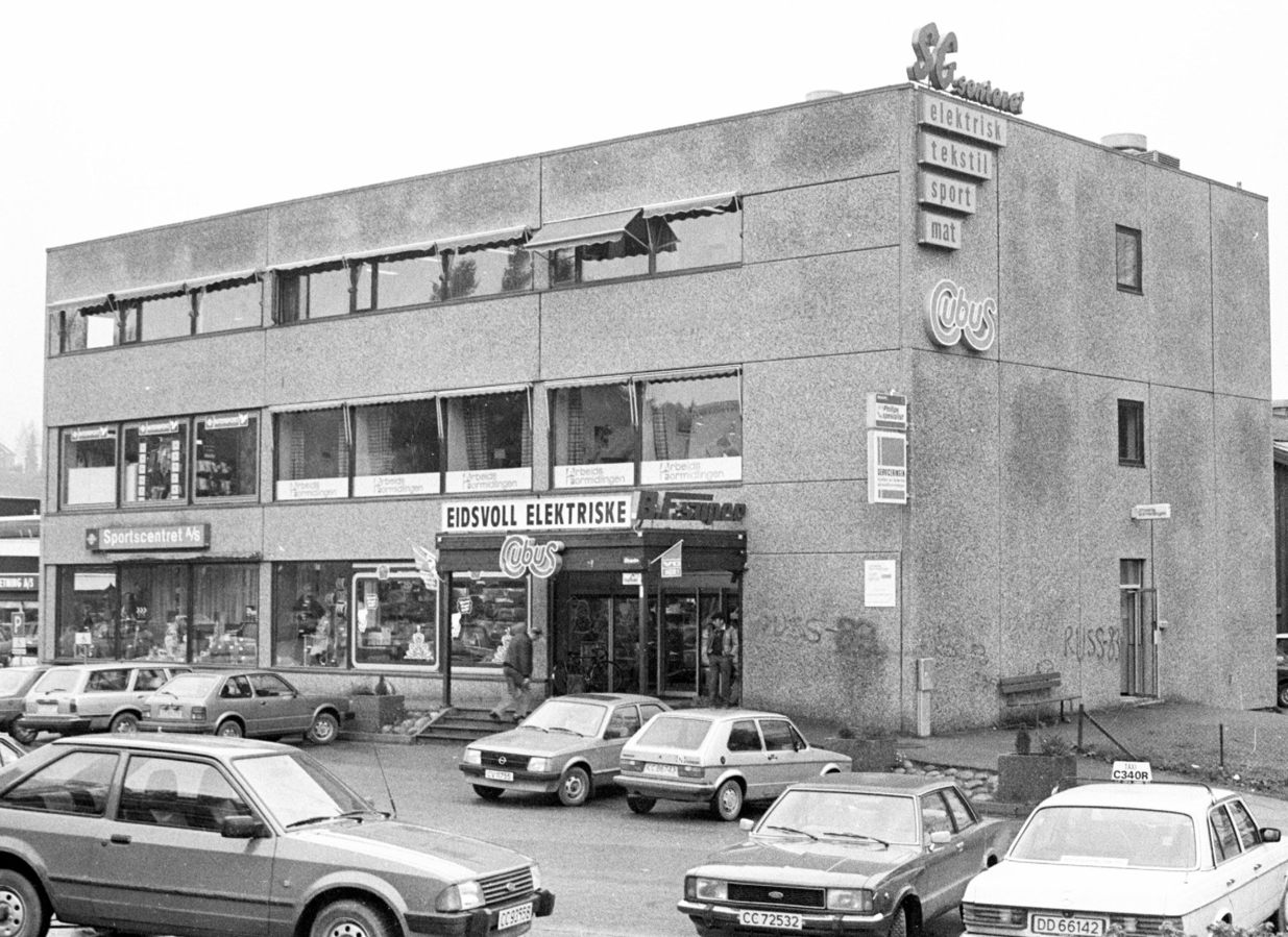 SG-senteret i Sundet i 1983
