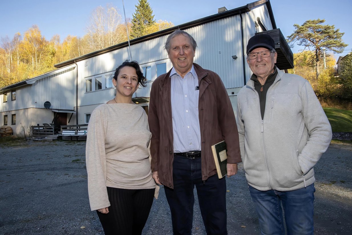 Bianca Natasha Lenz, Olav Tønsberg og Per Olav Ruud er klare for historisk dag i Gullverket