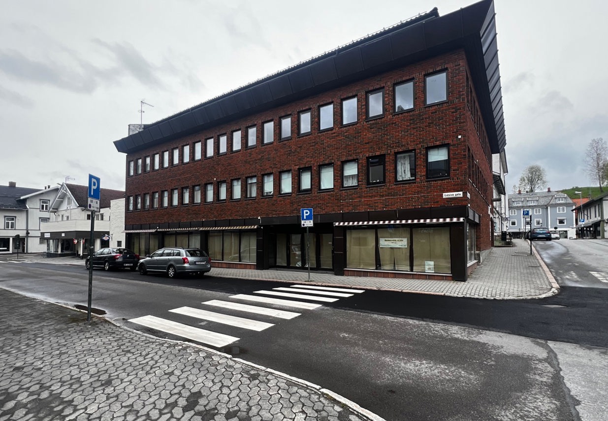 Tidlgere Halvorsen bokhandel i Eidsiva gate