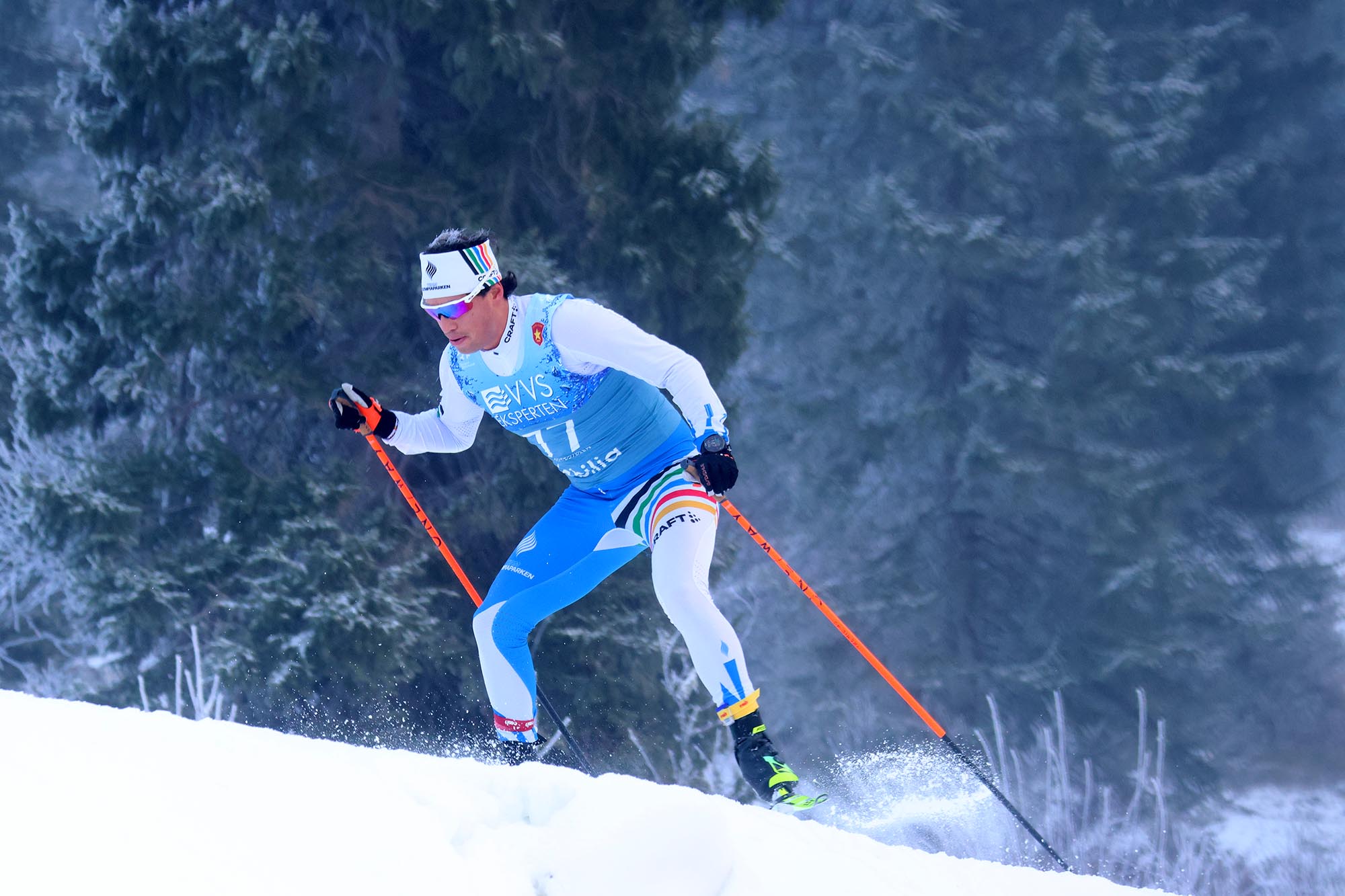 Med godteri mot toppen